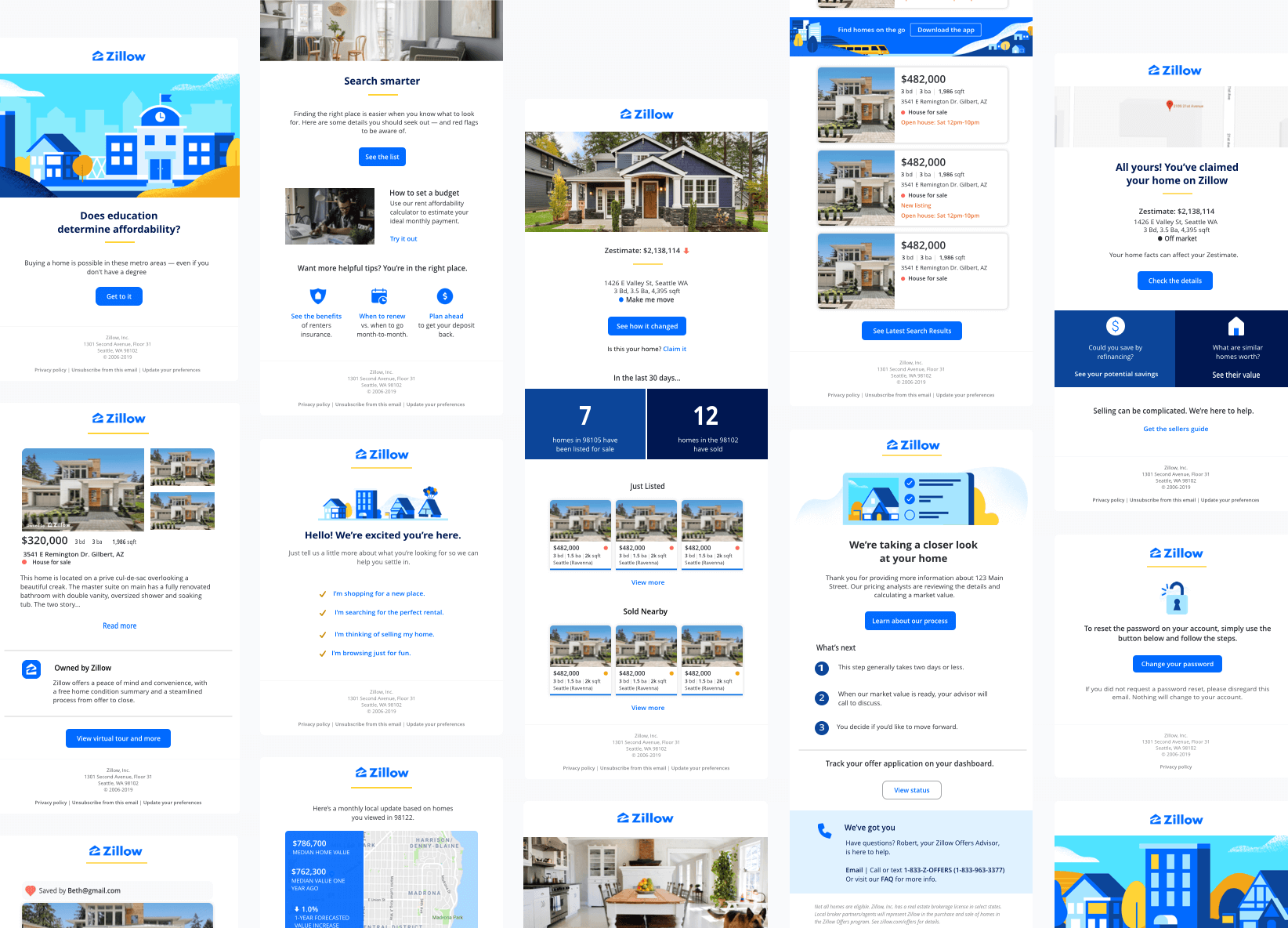 Zillow Email Template System